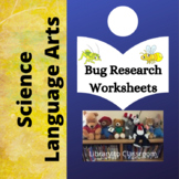 Bug Research Worksheets