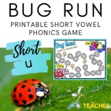 Short u Vowel Game - Bug Run