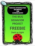 Bug Science Experiment Recording Sheet