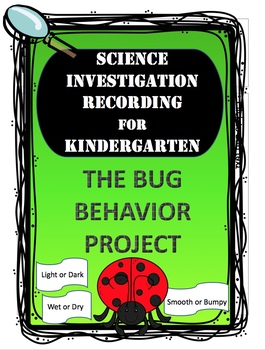 Preview of Bug Science Experiment Recording Sheet Pack