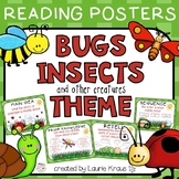 Bug Theme Reading Comprehension Posters