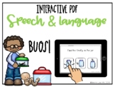 Speech & Language BUGS: Interactive PDF + Virtual Learning