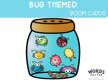 Preview of Bug Themed Language BOOM Cards 