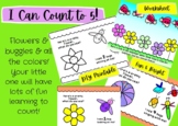 Buggles - Count to 5! - Read and Color