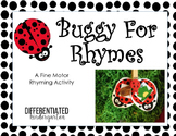 Buggy For Rhyming- A Fine Motor Phonemic Awareness Activity.