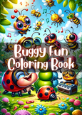 Buggy Fun: A 50-Page Coloring Adventure with Cute Insects!