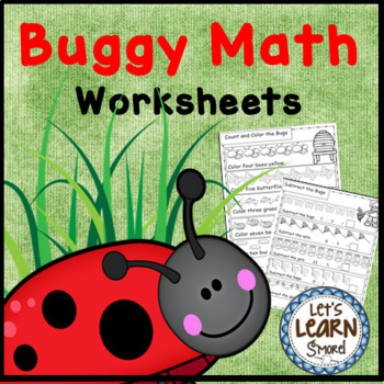 Preview of Bugs & Insects Math Worksheets, End of the Year Activities / Bug Themed Math