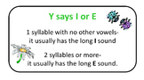 Buggy Y as Long I or E Word Sort