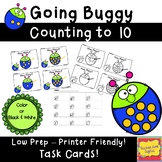 Buggy for Counting to 10 Scoot or Task Cards