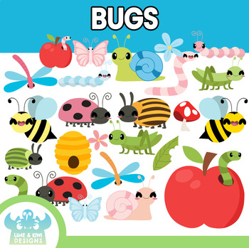Bugs Insects Clipart Lime And Kiwi Designs By Lime And Kiwi Designs