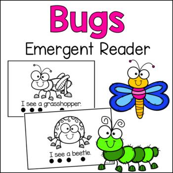 Preview of Bugs Emergent Reader | Spring Books | Insect Books | Beginning Readers