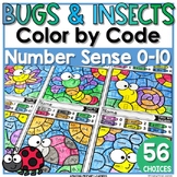 Bugs and Insects Activities Coloring Worksheets Color by N