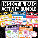 Bugs & Insects Theme Math & Literacy - PreK & Preschool Sp