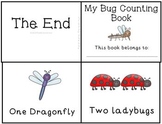 Bugs Insects Counting Emergent Reader Mini Book