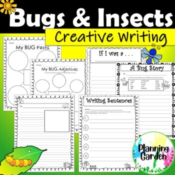 Preview of Bugs, Insects, Butterflies Creative Writing {Bugs, Insects, Butterfly}