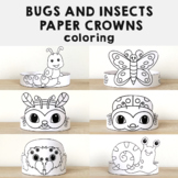 Bugs Insects Paper Crowns Headbands Hats Printable Colorin
