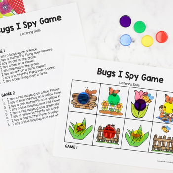 bugs insects printable math literacy activities pre k