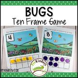 Bugs Insects Ten Frame Game  (Pre-K + K Math)