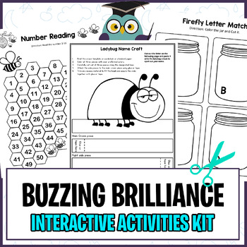 Preview of Bugs : Interactive Preschool Learning Activities Kit