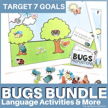 Preview of Bugs Language Therapy Activities Bundle