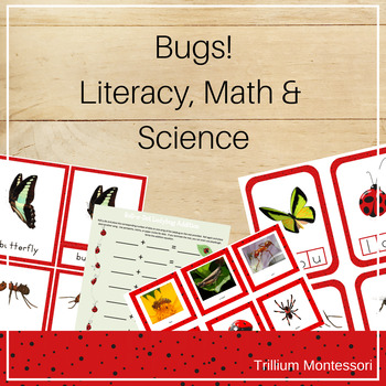 Preview of Bugs! Literacy, Math and Science