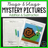 Mystery Pictures Bugs - Addition and Subtraction Facts