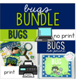 Bugs Preschool Language BUNDLE (Print & No Print Distance 