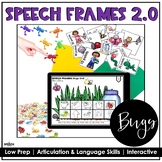 Bugs Speech Frames- No Prep Articulation Language Therapy