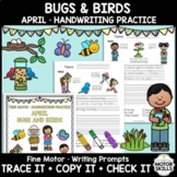 Bugs and Birds • Trace Copy Check Sentences • Handwriting 