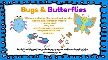 Preview of Bugs and Butterflies!