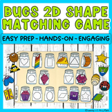Bugs and Insects 2d Shape Matching Activities Preschool Ki