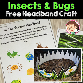 Preview of Bugs and Insects Activities Preschool to PreK - Craft