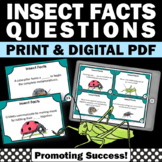Bugs and Insects Science Task Cards Research Project 4th 5