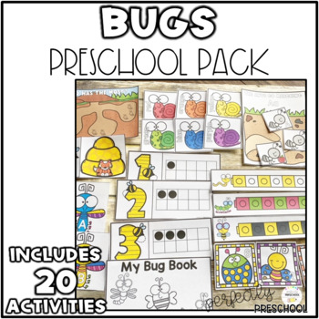 Bugs and Insects Preschool Math and Literacy Centers and Activities