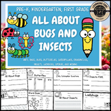 All About Bugs and Insects Writing Bundle Spring Bugs PreK