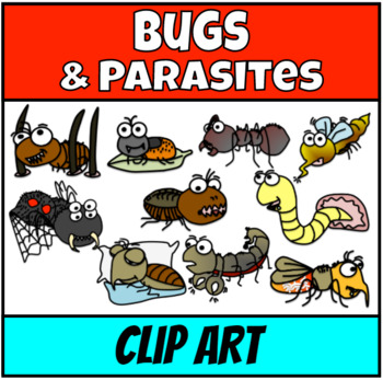 Preview of Bugs and Parasites Clip Art