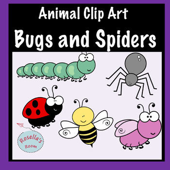 Preview of Bugs and Spiders Clip Art