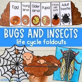 Bugs and insects life cycles foldable activities - earthwo