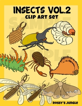Preview of Bugs or Creepy Crawlies Clipart Set 2