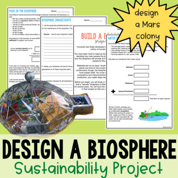 Preview of Build A Biosphere - Ecology and Sustainability Project