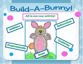 Build-A-Bunny!  Addition or Subtraction Game/Craftivity