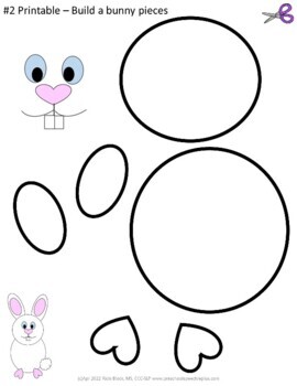 Build A Bunny & Finger Rhyme With Crafts by Preschool Speechie PLUS