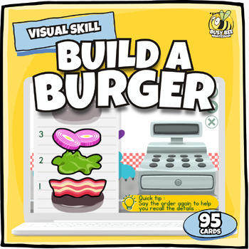 Preview of Build  A Burger | 3 Elements