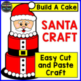 Build A Cake Christmas Craft - Santa
