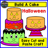 Build A Cake Halloween Craft - Frankenstein, Jack-o'-lante
