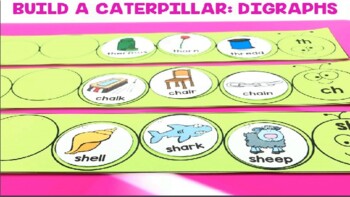 Preview of Build A Caterpillar: Diagraphs