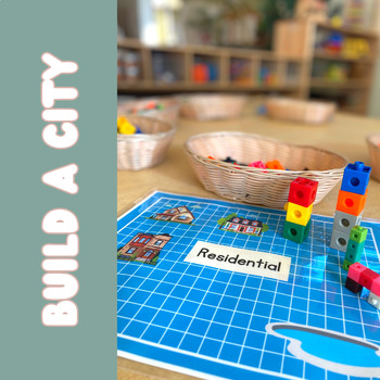 Preview of Build A City STEM | Letter Of The Week | Community Helpers