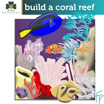Preview of Build A Coral Reef Clip Art
