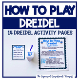 Build A Dreidel & Dreidel Game Instructions Activity Packet
