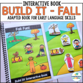 Build A Fall Scene Interactive Book for Speech and Language